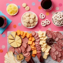 Birthday Charcuterie & Sweets Gift Box With Wine -HICKORY FARMS Sales birthday charcuterie and sweets gift box with wine 006455 3