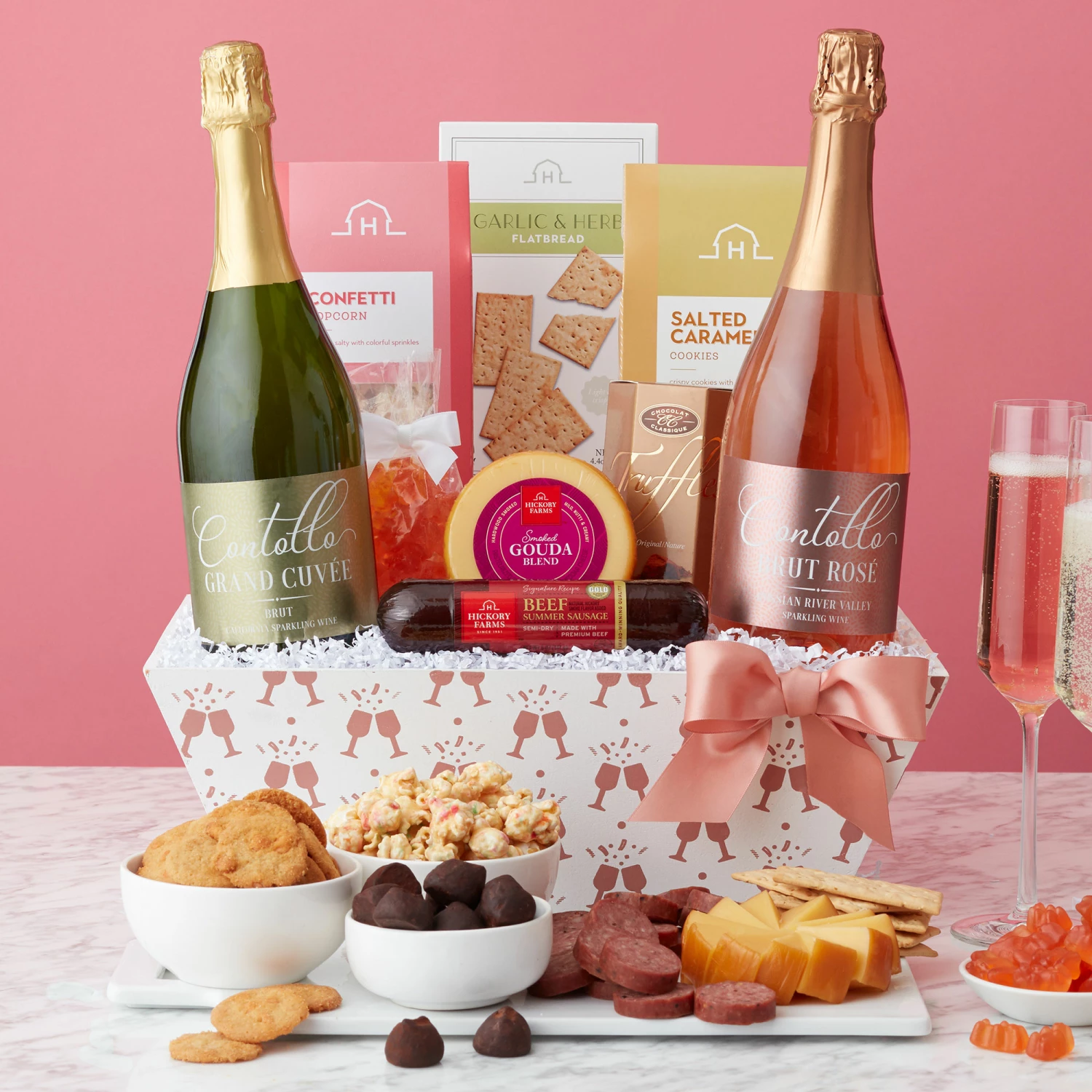 Cheers To You Wine Gift Basket 3 Cheers To You Wine Gift Basket