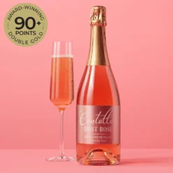 Cheers To You Wine Gift Basket -HICKORY FARMS Sales contollo brut rose california sparkling wine 003626 alt watermelonbadge