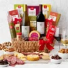 Deluxe Sip & Snack Wine Gift Basket -HICKORY FARMS Sales deluxe sip and snack gift basket 000827 1