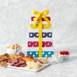 Premium Happy Birthday Gift Tower -HICKORY FARMS Sales premium happy birthday gift tower 006562 3