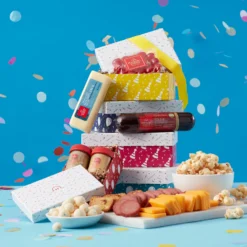 Premium Happy Birthday Gift Tower -HICKORY FARMS Sales premium happy birthday gift tower 006562 4