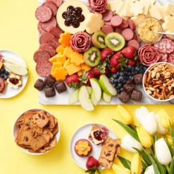 Summer Charcuterie & Chocolate Gift Box 7 Summer Charcuterie & Chocolate Gift Box -HICKORY FARMS Sales spring charcuterie and chocolate gift box 003365 2