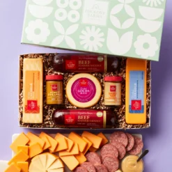 Sunny Summer Sausage & Cheese Gift Box