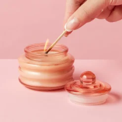 Luxury Spa & Sparkling Wine Gift Set -HICKORY FARMS Sales vanilla mini class candle 002334